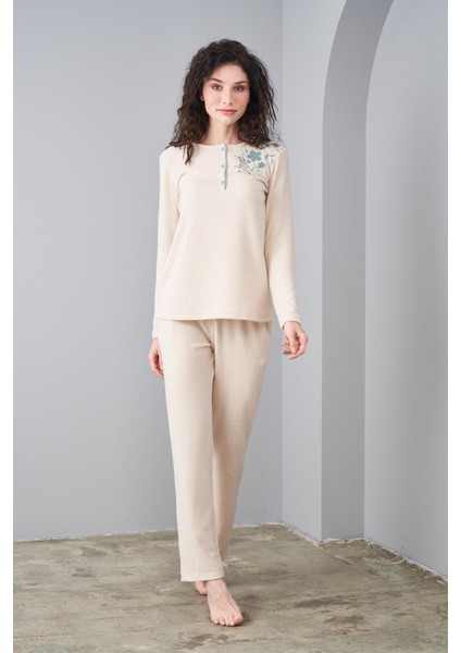 24567 Kadın Patlı Yumoş Pijama Takım