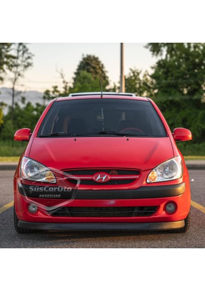 Hyundai Getz 2002–2011 Uyumlu Üniversal Astra H Lip Esnek Ön Lip 2 Parça Tampon Altı Dil Karlık Ön Ek