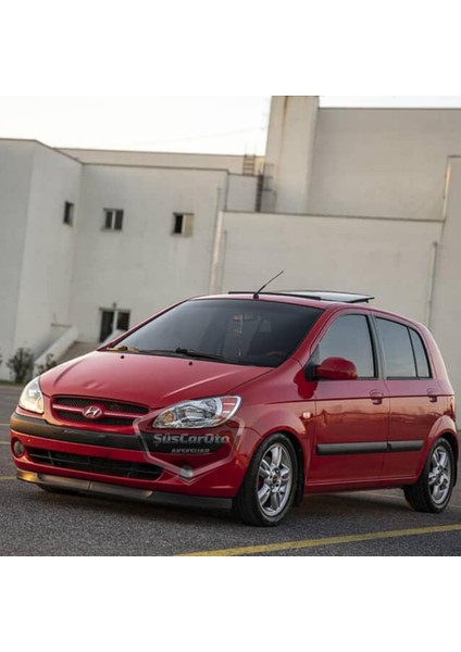 Hyundai Getz 2002–2011 Uyumlu Üniversal Astra H Lip Esnek Ön Lip 2 Parça Tampon Altı Dil Karlık Ön Ek