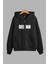Unisex Siyah Kapüşonlu Sweatshirt Ceket Narcos Baskılı 1