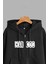 Unisex Siyah Kapüşonlu Sweatshirt Ceket Narcos Baskılı 3