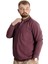 Büyük Beden Erkek Sweat Polo Selanik Basic 20441 Gül Kurusu 2