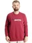Büyük Beden Erkek Sweatshirt Bisiklet Yaka Man Official 23528 Bordo 1