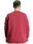 Büyük Beden Erkek Sweatshirt Bisiklet Yaka Man Official 23528 Bordo 4