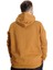 Mode Xl Büyük Beden Erkek Sweat Kapşon Cep Zippered Basic 20543 Camel 4