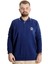 Büyük Beden Erkek Sweat Polo Selanik Horse 23440 Indigo 1
