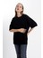 Unisex Oversize Tshirt Siyah 2