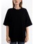 Unisex Oversize Tshirt Siyah 3