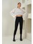 Tena Moda Kadın Ekru Sıfır Yaka Geniş Kollu Crop Kazak 3