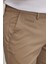 Slim Fit Dar Kesim Yan Cepli Pamuklu Esnek Armürlü Pantolon 4
