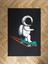 Bebek ve Çocuk Odası Kaykaylı Astronot Desenli Halı 1