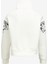 Kırık Beyaz Kadın Dik Yaka Loose Fit Baskılı Sweatshirt D3WL-SWT14 2