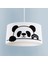 Bebek ve Çocuk Odası El Sallayan Sevimli Panda Desenli Avize 1