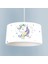 Bebek ve Çocuk Odası Renkli Unicorn Desenli Beyaz Avize 1