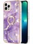 Iphone 15 Pro Max Purple Için Ectroplated Mermer Imd Tpu Kılıfı (Yurt Dışından) 2