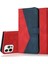 Iphone 15 Pro Max Red Için Çift Renkli Deri Kasa (Yurt Dışından) 1