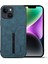 Iphone 15 Mavi Için Kart Yuvası Pu Geri Kılıf (Yurt Dışından) 1