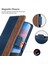 Iphone 15 Pro Max Blue Için Rfıd Deri Telefon Kılıfı (Yurt Dışından) 2
