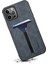 Iphone 15 Pro Max Gray Için Kart Yuvası Pu Geri Kılıf (Yurt Dışından) 1