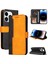 Iphone 15 Pro Max Orange Için Deri Telefon Kılıfı (Yurt Dışından) 1