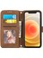 Iphone 15 Pro Max Brown Için Kabartmalı Deri Kılıf (Yurt Dışından) 4
