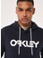 Lacivert - Beyaz Erkek Kapüşonlu Baskılı Sweatshirt FOA402599 B1B Po Hoodıe 2.0 5