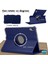 Honor Pad X9 Kılıf 360 Rotating Stand Deri Mor 3