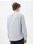 Basic Gömlek Klasik Yaka Minimal Desenli Düğmeli Non Iron 4