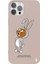 iPhone 12 Pro Silikon Bugs Bunny Kostümlü Jerry Sevimli Pudra Pembe Renkli Telefon Kılıfı 1