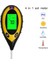 ZK30 3/4 In 1 Toprak Ph Ölçer Toprak Test Cihazı Ph Nem Ölçer Sıcaklık Güneş Işığı Yoğunluğu Ölçüm Analizi Asitlik Alkali (Yurt Dışından) 3