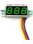Adet Yeşil Dijital Mini Dijital Voltmetre Dc 0.28 Inç Üç Hatlı Dc 0-100 V Mini Dijital Voltmetre Ölçer Test Cihazı (Yurt Dışından) 4
