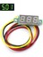Adet Yeşil Dijital Mini Dijital Voltmetre Dc 0.28 Inç Üç Hatlı Dc 0-100 V Mini Dijital Voltmetre Ölçer Test Cihazı (Yurt Dışından) 5