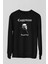 Candlemass Baskılı Unisex Siyah Sweatshirt 1