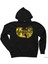 Wu Tang Stencil Logo Siyah Kapşonlu Sweatshirt Hoodie 1