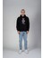 Unisex Siyah Oversize Kapşonlu Sweatshirt 2