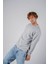 Gri Basic Oversize Sweatshirt 1