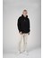 Siyah Exceed You Oversize Kapşonlu Sweatshirt 3
