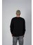 Siyah Basic Oversize Sweatshirt 2