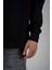 Siyah Basic Oversize Sweatshirt 3