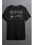 Atatürk Imza Baskılı Pamuklu Likralı T-Shirt (Beyaz Yazılı Siyah 1