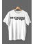 Varki Yaşıyoruz Bu Hayatı Baskılı Pamuklu Likralı T-Shirt (Siyah Yazılı Beyaz 1