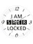 I Am Sherlocked Çap 30CM Sessiz Akar Bombeli Gerçek Cam Duvar Saati 1
