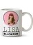 Black Pink Lisa Iki Tarafı Baskılı Kupa Bardak 1