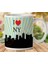 1-232 I Love Ny 2 Iki Tarafı Baskılı Kupa Bardak 1