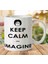 1-1095 Keep Calm - John Lennon Iki Tarafı Baskılı Kupa Bardak 1