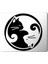 Ying Yang Kedi Baskılı Mouse Pad Mousepad 1