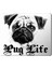 Pug Life Pug Hoodie Baskılı Mouse Pad Mousepad 1