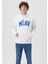 Erkek Miav Baskılı Kapüşonlu Sweatshirt 0S10122-620 2