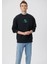 Erkek The Future Baskılı Kapüşonlu Sweatshirt 0S10038-900 2