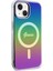 iPhone 15 Plus Uyumlu Kılıf Guess Orjinal Lisanslı Magsafe Şarj Özellik Yazı Logolu Iridescent Siyah 2